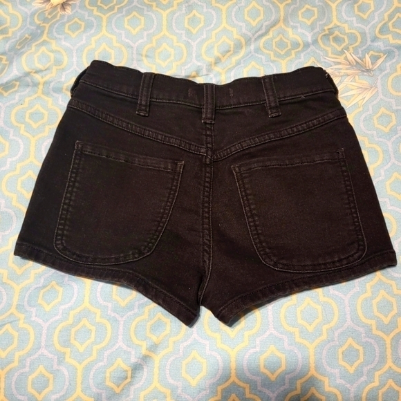 Free People | High-Waist Black Shorts - Picture 3 of 4
